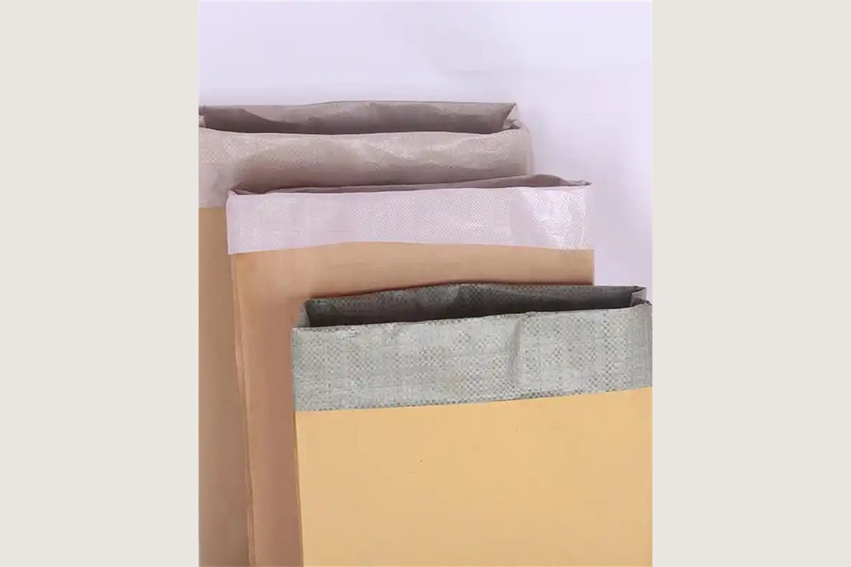 Stack of paper-plastic composite bags