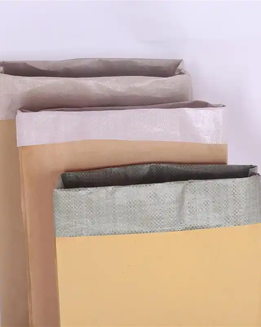 Stack of paper-plastic composite bags